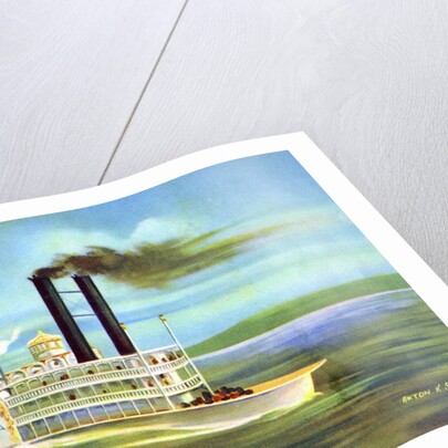 The Mississippi steamboat Magnolia by Anonymous