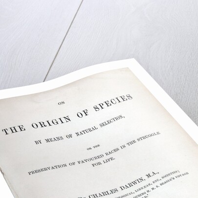 Title page of The Origin of Species by Charles Darwin