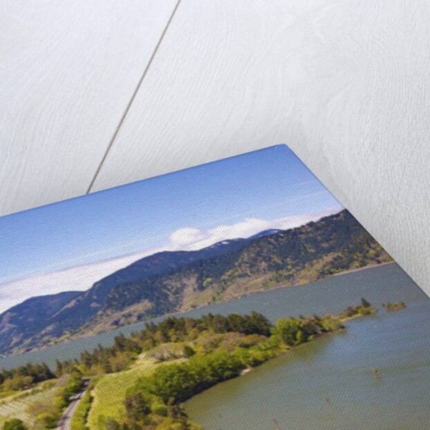 view point looking west down Columbia River Gorge from Ruthton Park. Hood River, Oregon, Columbia Ri by Anonymous