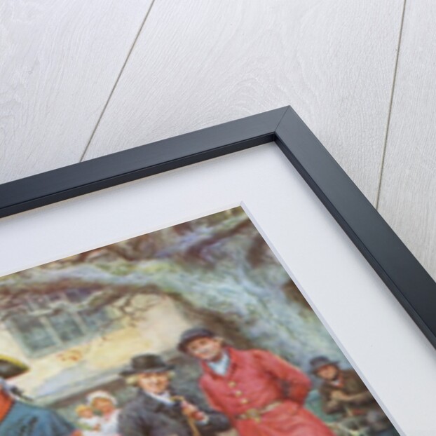 Town crier reading the news by Anonymous