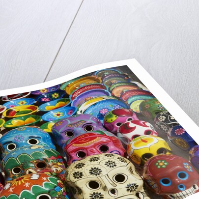 Handicrafts, masks for sale, Cancun, Quintana Roo, Mexico, North America by Anonymous