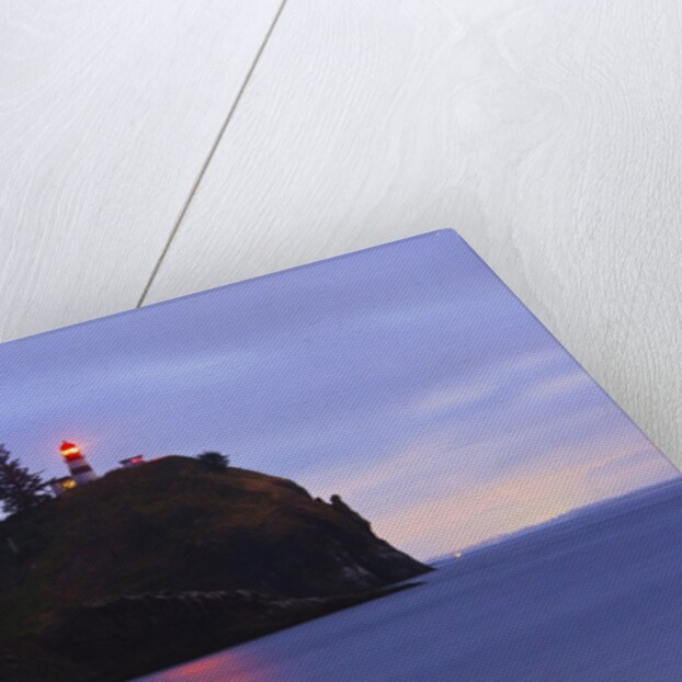 sunrise Cape Disapointment Lighthouse, Washington State, Pacific Northwest by Anonymous