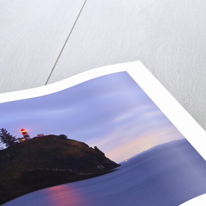 sunrise Cape Disapointment Lighthouse, Washington State, Pacific Northwest by Anonymous