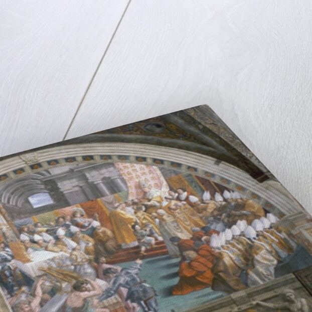 The Coronation of Charlemagne by Raphael
