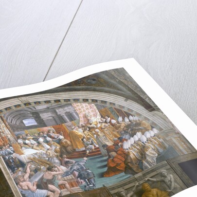 The Coronation of Charlemagne by Raphael
