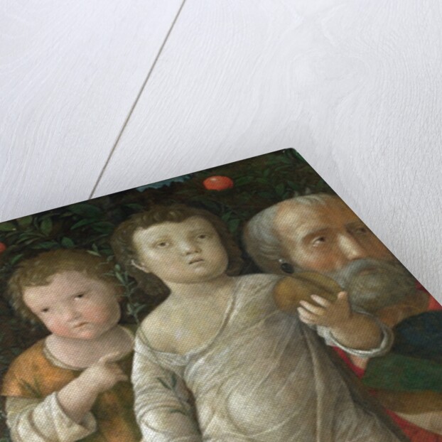 Sacra Familia, or Holy Family with Saint John by Andrea Mantegna