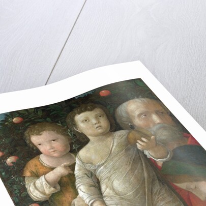 Sacra Familia, or Holy Family with Saint John by Andrea Mantegna