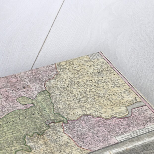 18th century map of London and Its Environs by Anonymous