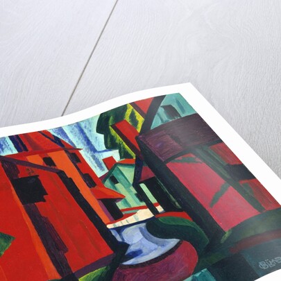 Little Falls, New Jersey by Oscar Bluemner
