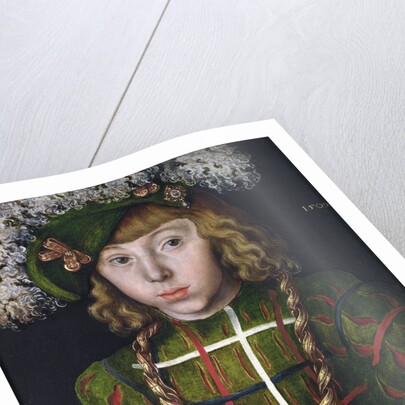 Portrait of Johann Friedrich the Magnanimous by Lucas Cranach the Elder