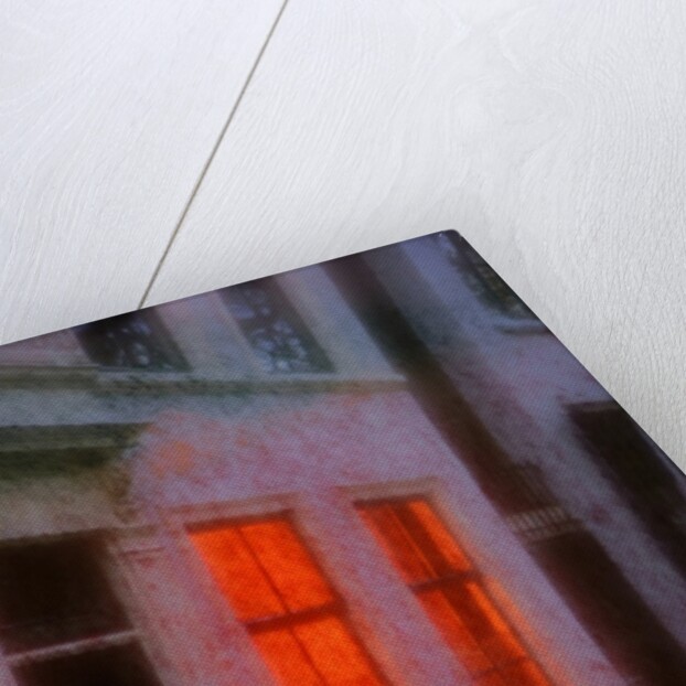 Orange window by Anonymous