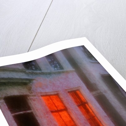 Orange window by Anonymous