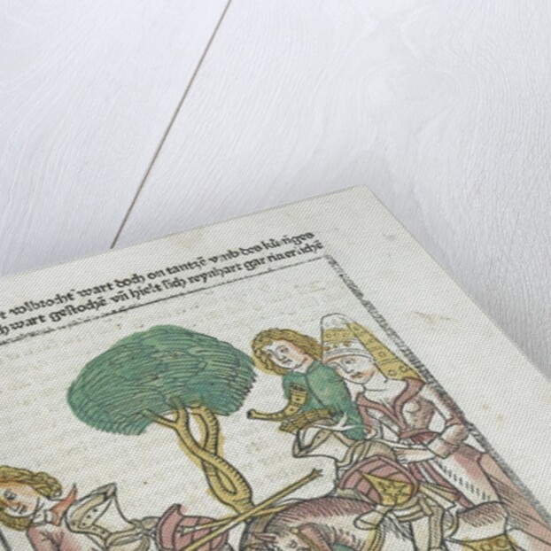 Woodcut illustration from Medieval book by Anonymous