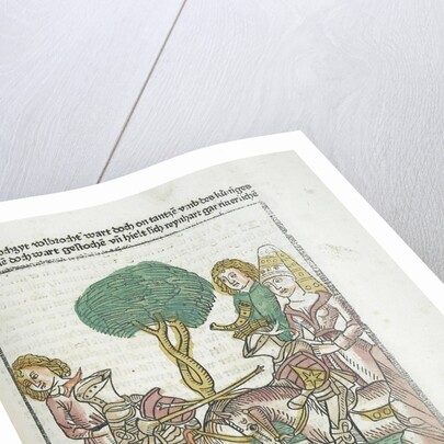 Woodcut illustration from Medieval book by Anonymous