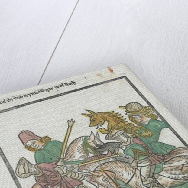 Woodcut illustration from Medieval book by Anonymous