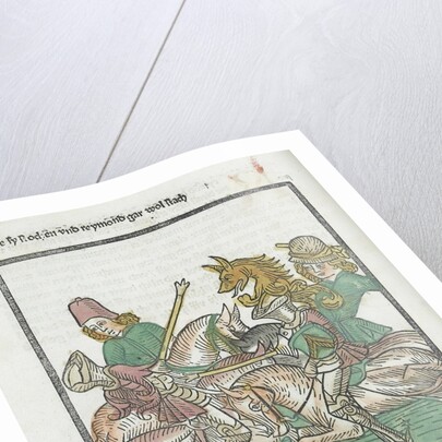 Woodcut illustration from Medieval book by Anonymous