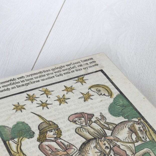 Woodcut illustration from Medieval book by Anonymous