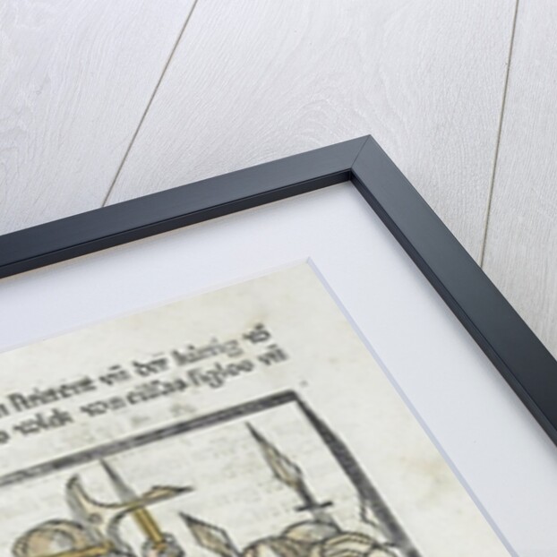 Woodcut illustration from Medieval book by Anonymous