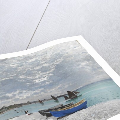 The Beach at Sainte-Adresse by Claude Monet