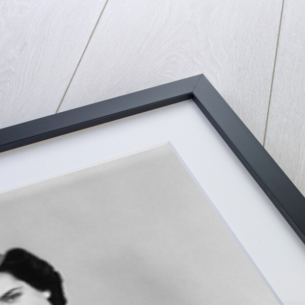 1940s army woman with lunch tray with a glass of milk and sandwich by Anonymous