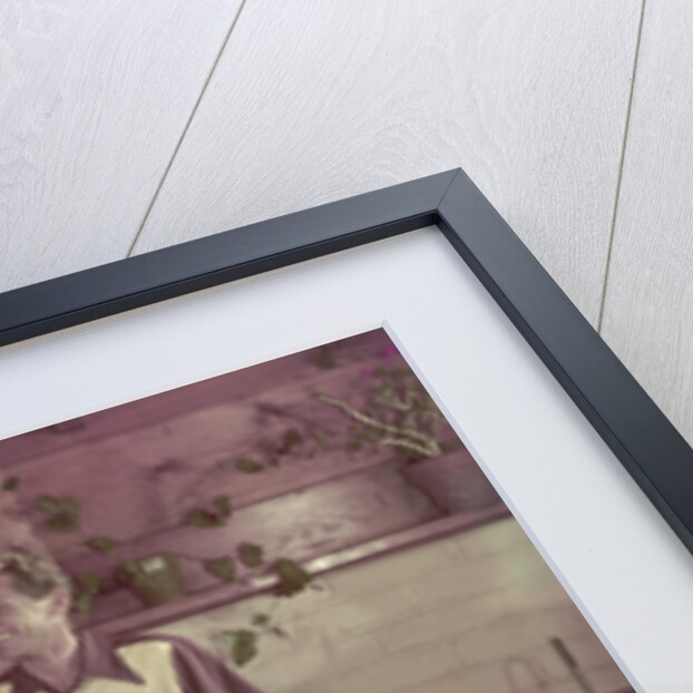 1950s 2 couples cooking picnic in rustic kitchen drinking beer by Anonymous