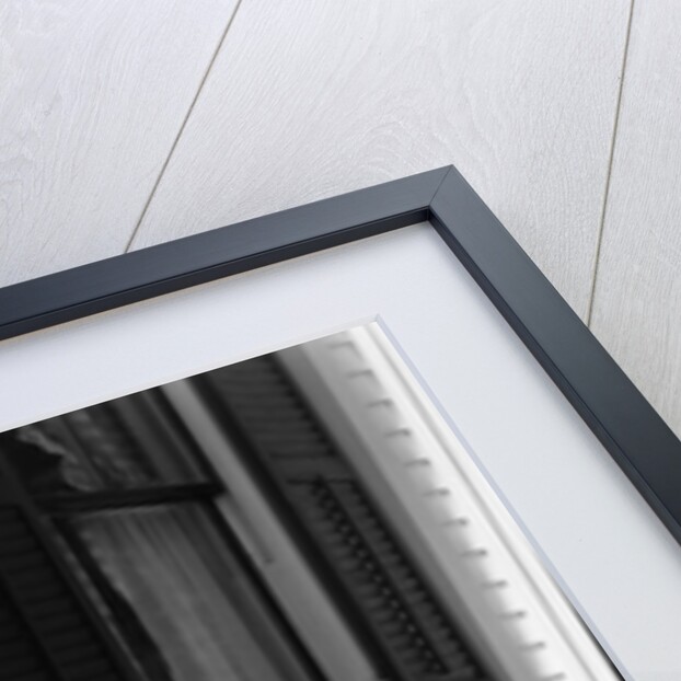 1930s rough scotch collie dog standing on back doorstep of house waiting to be let in by Anonymous