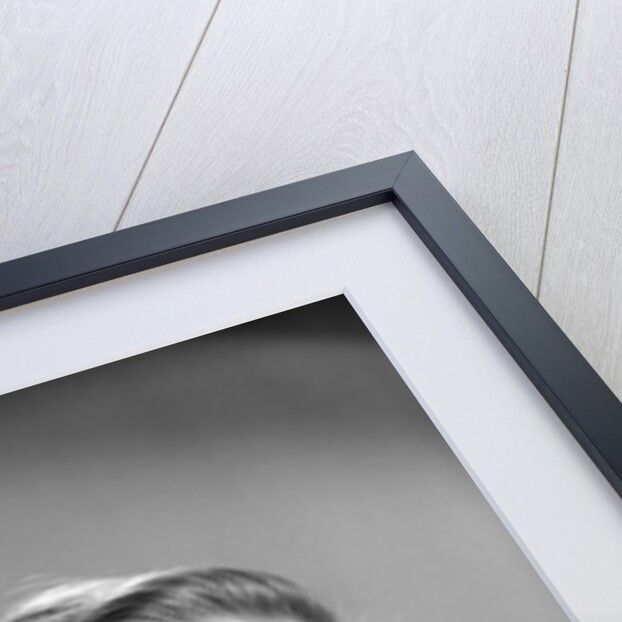 1950s 1960s woman portrait worried facial expression hand to cheek tooth pain by Anonymous