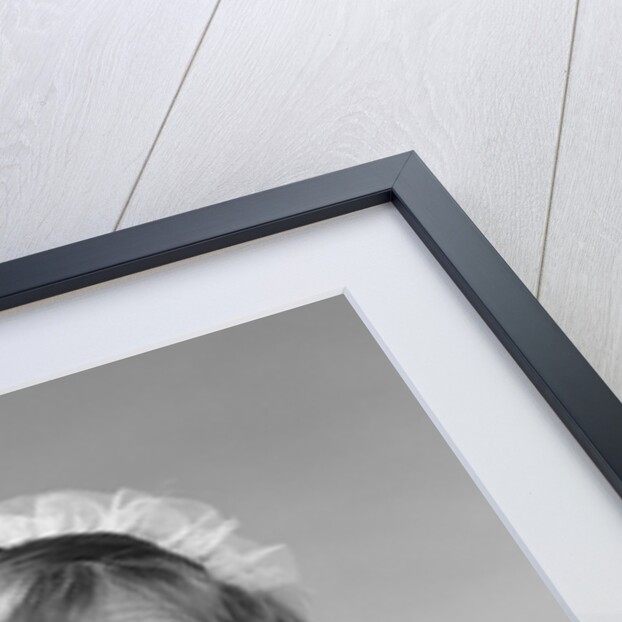 1960s woman in maid uniform eyes and mouth wide open looking at camera by Anonymous