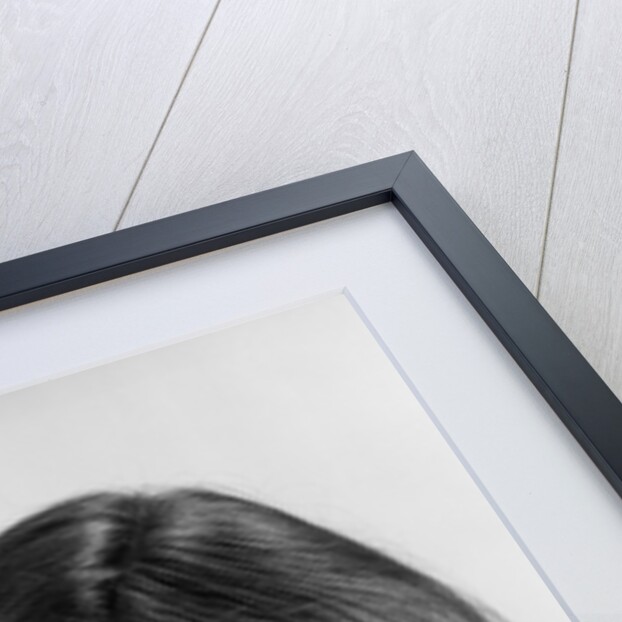 1980s portrait woman hands massaging temple forehead headache distress stress by Anonymous