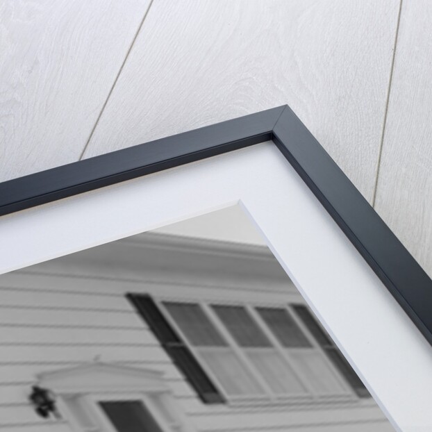 1960s father and young daughter playing croquet in yard by Anonymous