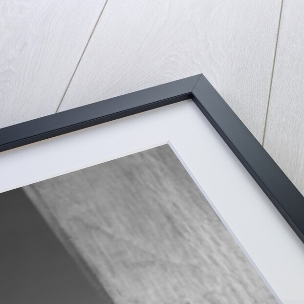 1960s child little girl smiling peeking around corner by Anonymous