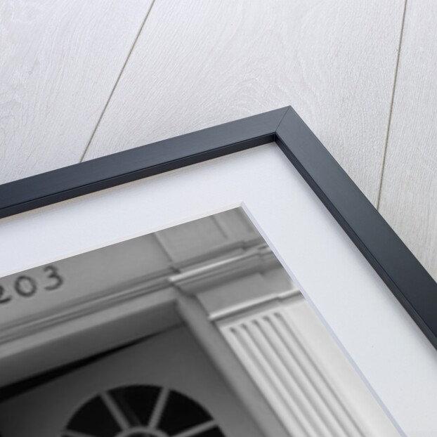 1920s smiling little girl receiving mail from postman by Anonymous