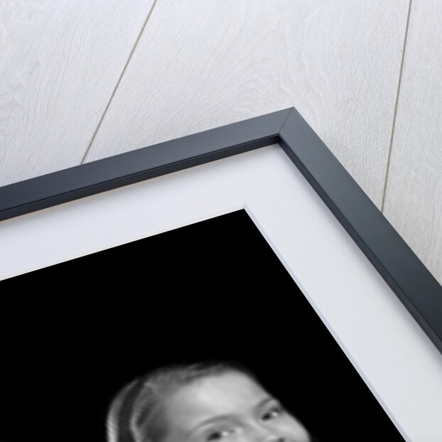 1950s 1960s multiple exposure girl going from happy to sad three facial expressions looking at camera by Anonymous