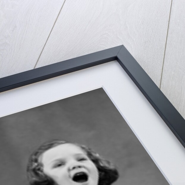 1930s two children standing singing by Anonymous
