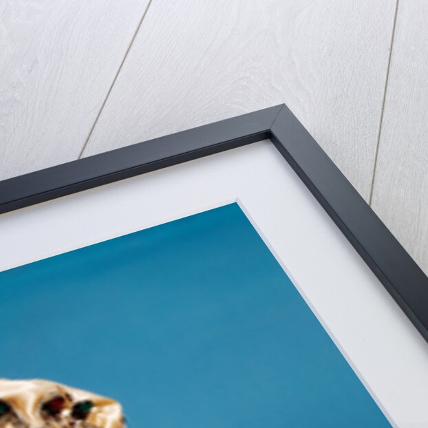 1960s baby wearing cloth diaper and crown holding a scepter by Anonymous