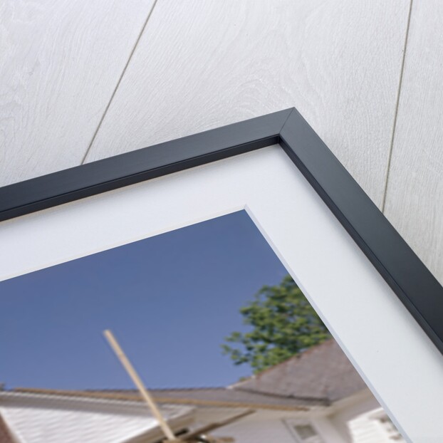 1960s 1970s workers building two car garage addition onto suburban home by Anonymous