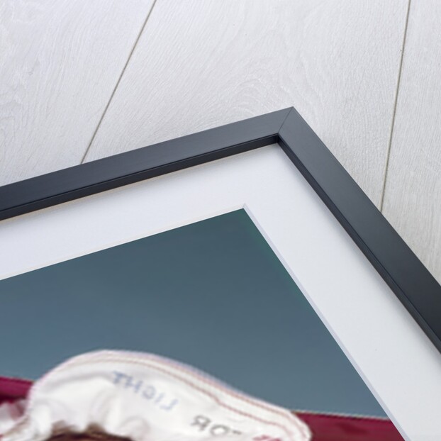 1960s baby wearing raincoat and hat by Anonymous