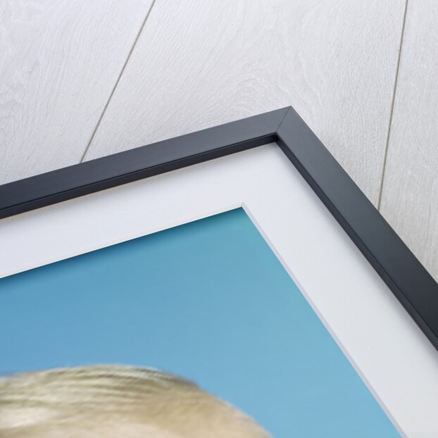 1950s 1960s happy laughing blond baby boy by Anonymous