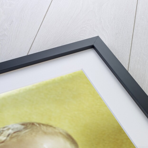 1960s happy baby taking bath by Anonymous