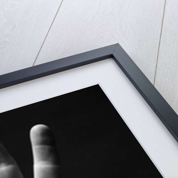 1930s palm of man's hand gesture of stop halt by Anonymous