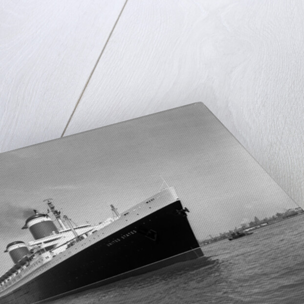 1950s ss united states passenger steamship ocean liner by Anonymous