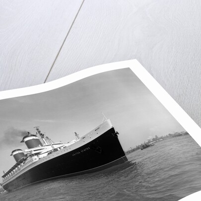 1950s ss united states passenger steamship ocean liner by Anonymous