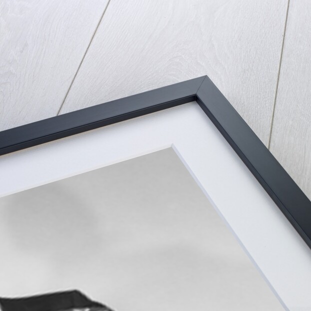 1950s couple smiling woman man carrying grocery bags smoking cigar looking at camera by Anonymous