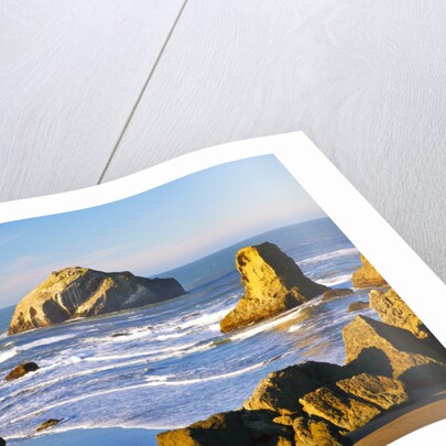 rock formations at low tide, Bandon Beach, Oregon Coast, Pacific Northwest. Pacific Ocean by Anonymous