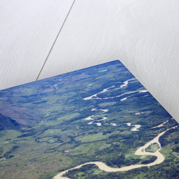 Meandering Wamena River, Baliem Valley, West Papua, Indonesia by Anonymous