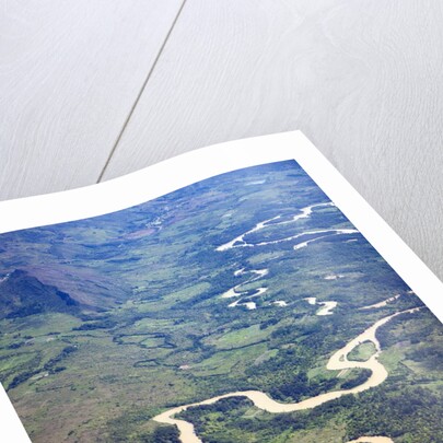 Meandering Wamena River, Baliem Valley, West Papua, Indonesia by Anonymous