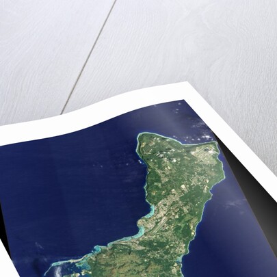 Satellite view of Guam by Anonymous