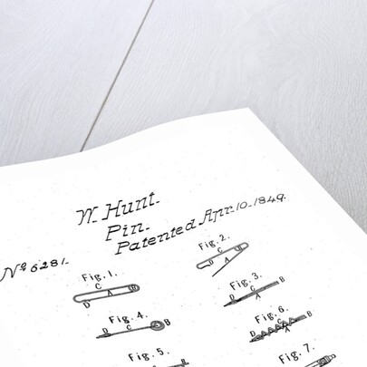 Safety Pin Patent by Anonymous