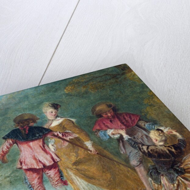 Detail of Pilgrimage on the Isle of Cythera by Antoine Watteau
