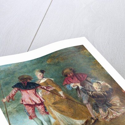 Detail of Pilgrimage on the Isle of Cythera by Antoine Watteau